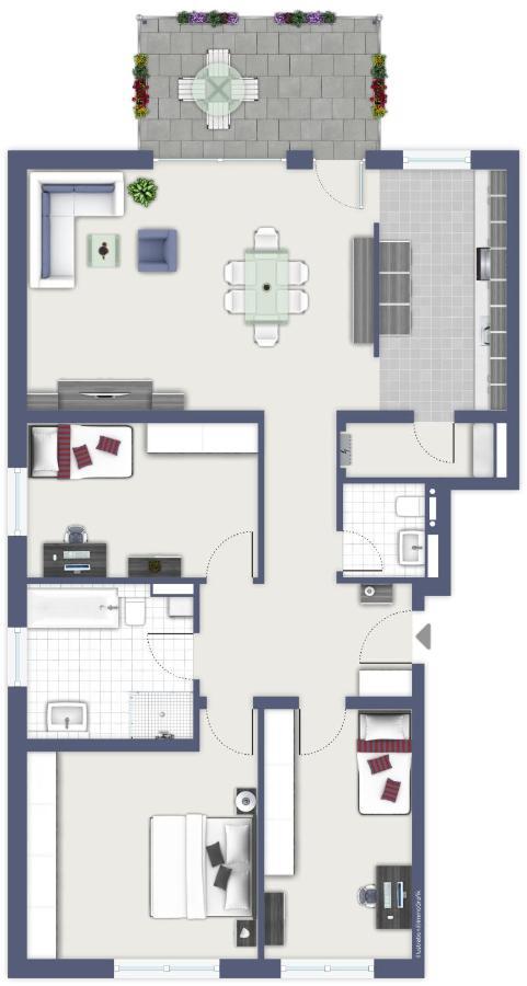 Apartwehr Business&Ferien Apartment Rot Luaran gambar
